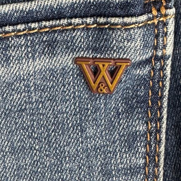 WIT & WISDOM LUXE TOUCH GIRLFRIEND JEANS IN MEDIUM WASH NWT WOMEN'S SIZE 0 - Picture 14 of 14